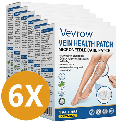🇨🇦🏆✅️🏃Vevrow®Vein Health Patch Microneedle Care Patch⚡Instant Relief, Long-Term Results