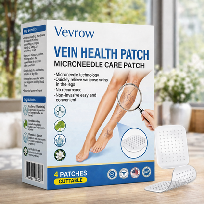 🇨🇦🏆✅️🏃Vevrow®Vein Health Patch Microneedle Care Patch⚡Instant Relief, Long-Term Results