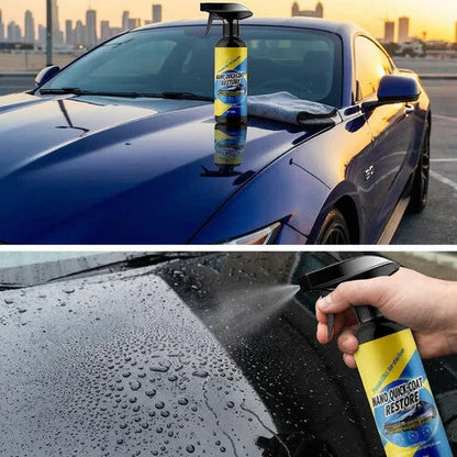 ✨Automotive Nano Coating Repair Agent - With Dust and Water Repellent Properties - Long-lasting and Durable with Gloss, Suitable for Continuous Use