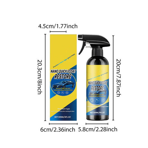 ✨Automotive Nano Coating Repair Agent - With Dust and Water Repellent Properties - Long-lasting and Durable with Gloss, Suitable for Continuous Use